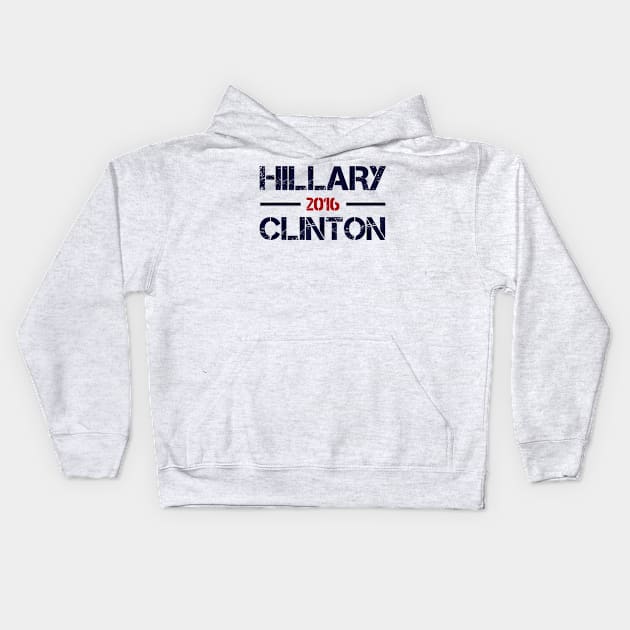 Hillary Clinton 2016 Kids Hoodie by ESDesign